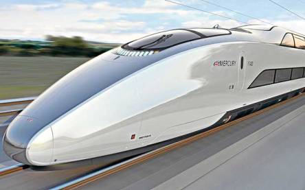 An impression of what the HS2 trains could look like. 